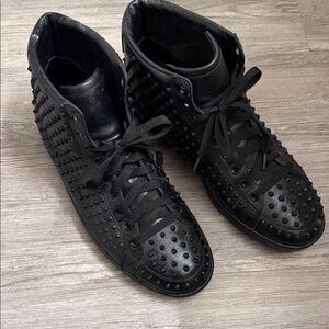 Gucci Black Studded Men's Sneakers